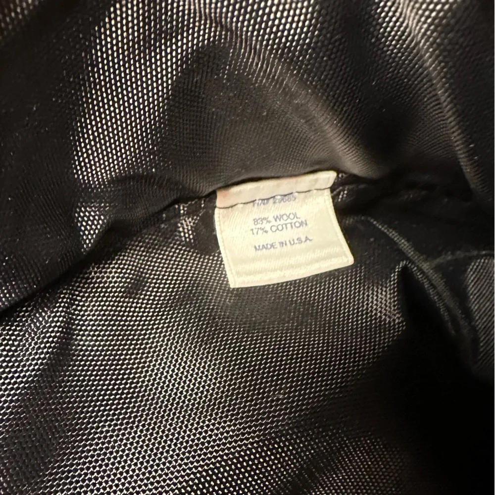Pendleton Tan Buffalo Check Duffel Bag Wool Leather Weekender Travel Luggage